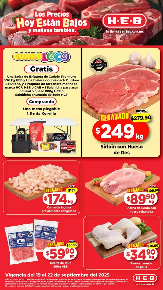 Catálogo HEB en Heróica Ciudad de Juchitán de Zaragoza | Ofertas principales para todos los cazadores de gangas | 2025-09-19T00:00:00.000Z - 2025-09-22T00:00:00.000Z