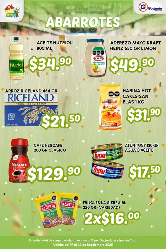 Catálogo Guajardo en Tecomán | Grandes descuentos en productos seleccionados | 2025-09-19T00:00:00.000Z - 2025-09-22T00:00:00.000Z