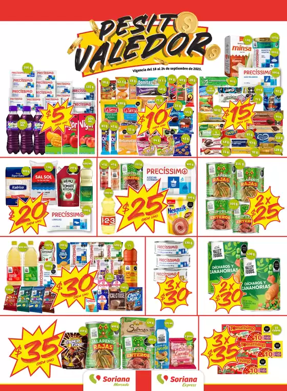 Catálogo Soriana Express en Tantoyuca | Catálogo Soriana Express | 2025-09-19T00:00:00.000Z - 2025-09-24T00:00:00.000Z