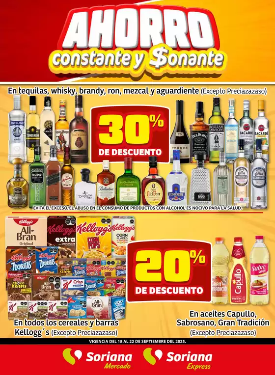 Catálogo Soriana Express en Tantoyuca | Gangas exclusivas | 2025-09-19T00:00:00.000Z - 2025-09-22T00:00:00.000Z