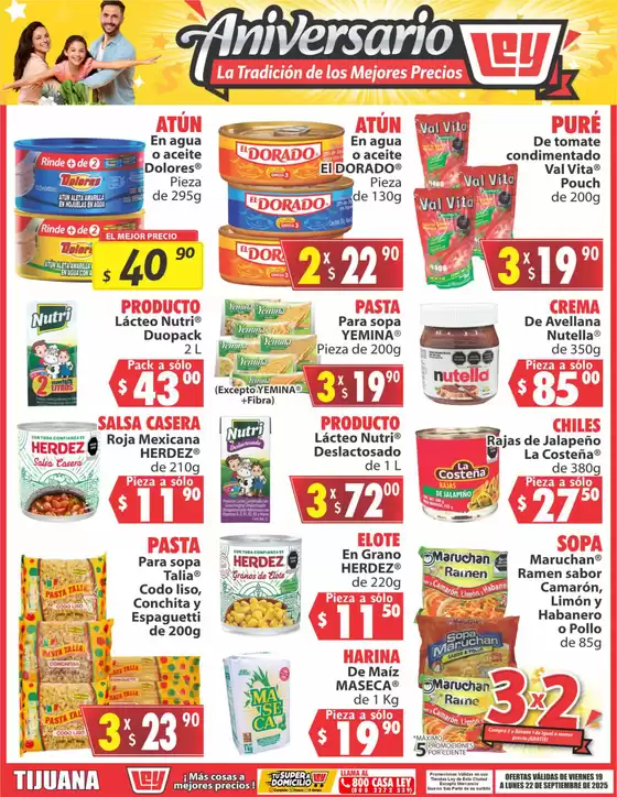 Catálogo Casa Ley en Nautla | Excelente oferta para todos los clientes | 2025-09-19T00:00:00.000Z - 2025-09-22T00:00:00.000Z