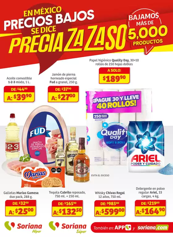 Preciazazaso Súper: Camp, Chia, Oax, Q. Roo, Tab, Yuc