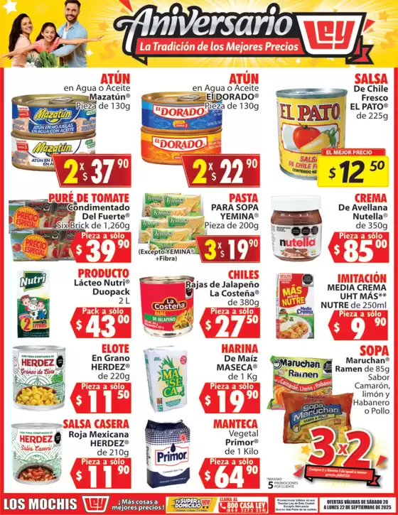 Catálogo Casa Ley en Teocaltiche | Ofertas principales para todos los cazadores de gangas | 2025-09-22T00:00:00.000Z - 2025-09-22T00:00:00.000Z