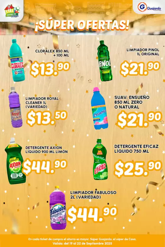Catálogo Guajardo en San Pedro (COAH) | Ofertas principales para ahorradores | 2025-09-22T00:00:00.000Z - 2025-09-22T00:00:00.000Z