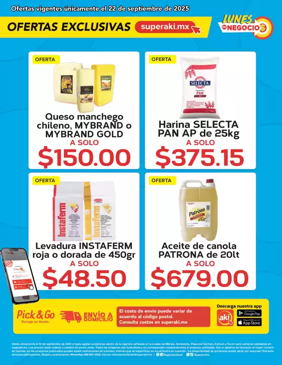 Catálogo Súper Aki en San Pedro (COAH) | Ofertas exclusivas | 2025-09-22T00:00:00.000Z - 2025-09-22T00:00:00.000Z