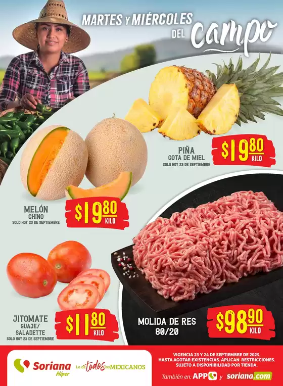 Catálogo Soriana Híper en Pichucalco | Ofertas para cazadores de gangas | 2025-09-23T00:00:00.000Z - 2025-09-24T00:00:00.000Z