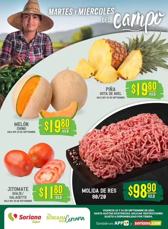 Catálogo Soriana Súper en Cárdenas (SLP) | Ofertas y promociones actuales | 2025-09-23T00:00:00.000Z - 2025-09-24T00:00:00.000Z