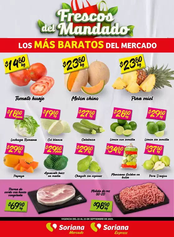 Catálogo Soriana Express en Sombrerete | Catálogo Soriana Express | 2025-09-25T00:00:00.000Z - 2025-09-25T00:00:00.000Z