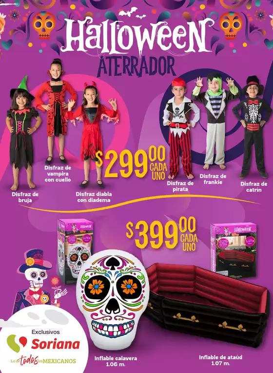 Catálogo Soriana Express en Sombrerete | Halloween y Día de Muertos Mercado Nacional | 2025-09-25T00:00:00.000Z - 2025-10-08T00:00:00.000Z