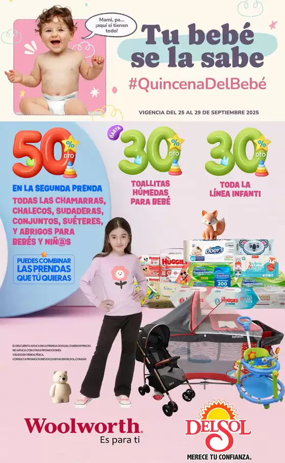 Catálogo Woolworth en Mazamitla | Lo Mejor para tu bebé está en Tiendas Del Sol y Woolworth | 2025-09-25T00:00:00.000Z - 2025-09-29T00:00:00.000Z