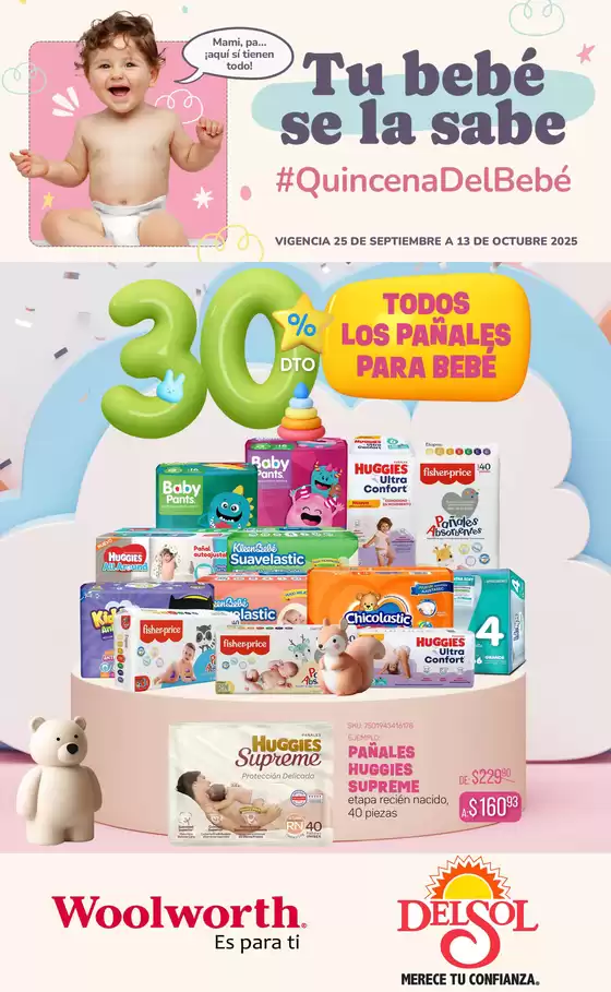 Catálogo Woolworth en Mazamitla | Consiente a tu bebé en Tiendas Del Sol y Woolworth | 2025-09-25T00:00:00.000Z - 2025-10-13T00:00:00.000Z
