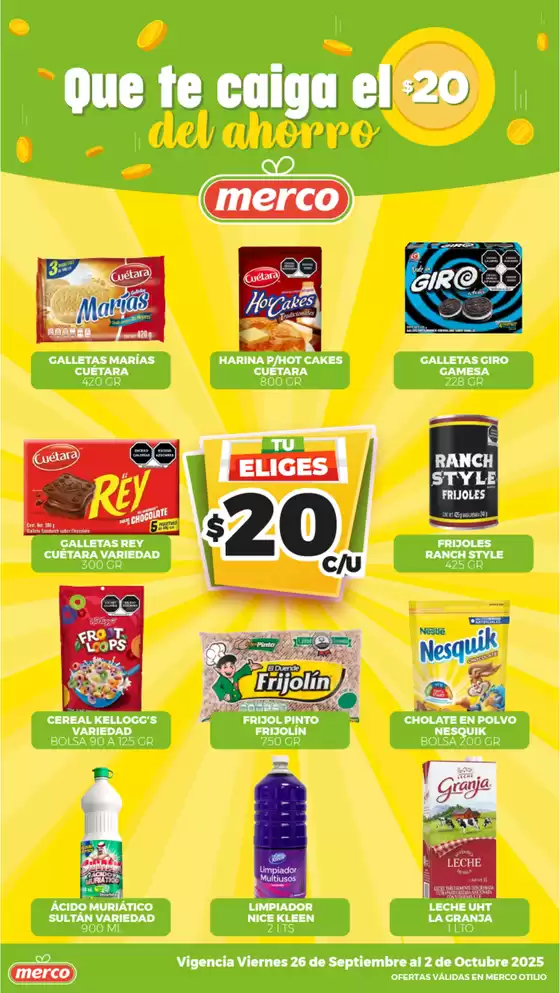 Folleto semanal del 26 Septiembre al 2 Octubre OTILIO