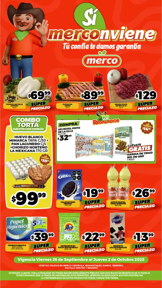 Catálogo Merco en Los Mochis | Folleto semanal del 26 Septiembre al 2 Octubre SALT | 2025-09-26T00:00:00.000Z - 2025-10-02T00:00:00.000Z