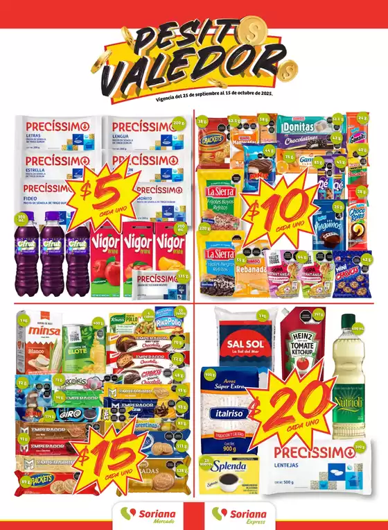 Catálogo Soriana Mercado en Los Mochis | Nuestras mejores ofertas para ti | 2025-09-26T00:00:00.000Z - 2025-10-15T00:00:00.000Z