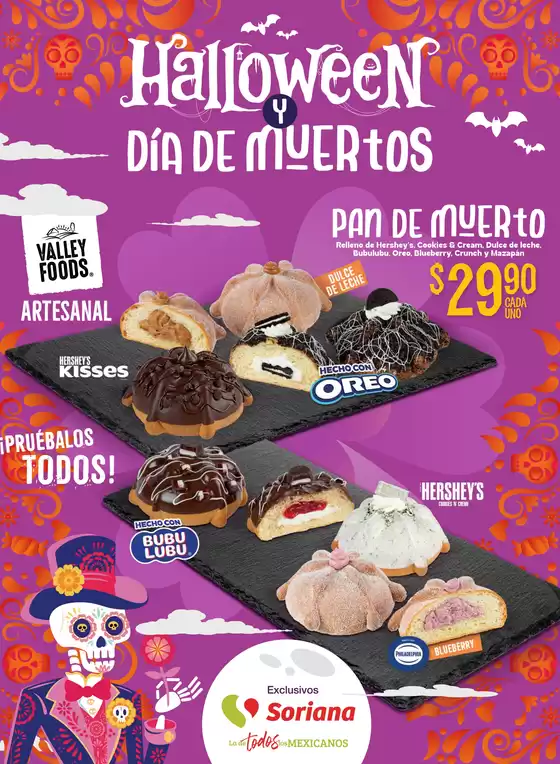 Catálogo Soriana Súper en Cuernavaca | Halloween y Día de Muertos Súper Nacional | 2025-09-26T00:00:00.000Z - 2025-10-08T00:00:00.000Z