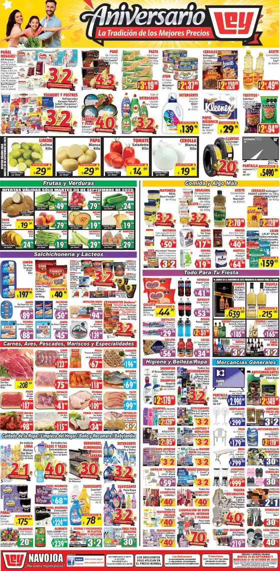 Catálogo Casa Ley en Los Mochis | Ofertas principales y descuentos | 2025-09-30T00:00:00.000Z - 2025-10-01T00:00:00.000Z