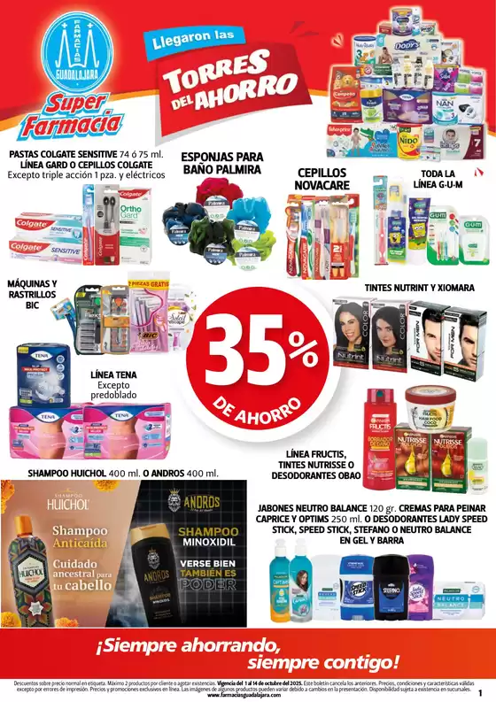 Catálogo Farmacias Guadalajara en Tapachula de Córdova y Ordóñez | Boletín | 2025-10-01T00:00:00.000Z - 2025-10-14T00:00:00.000Z