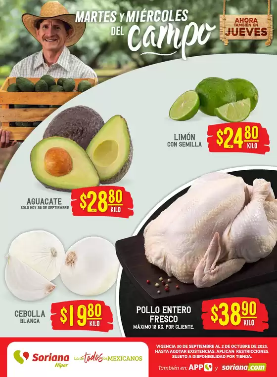 Catálogo Soriana Híper en Zapopan | Ofertas exclusivas para nuestros clientes | 2025-10-01T00:00:00.000Z - 2025-10-02T00:00:00.000Z