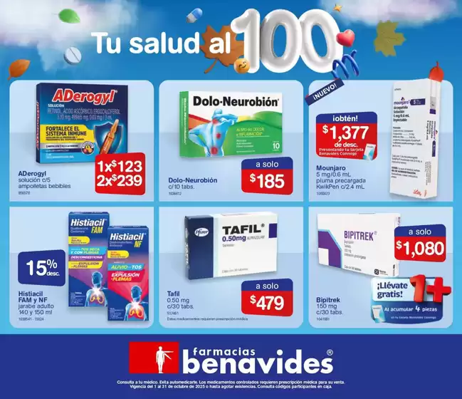 Catálogo Farmacias Benavides