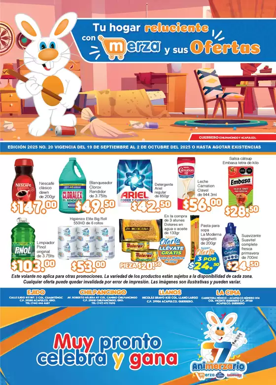 Catálogo Merza en Higuera de Zaragoza | Ofertas para cazadores de gangas | 2025-10-02T00:00:00.000Z - 2025-10-02T00:00:00.000Z