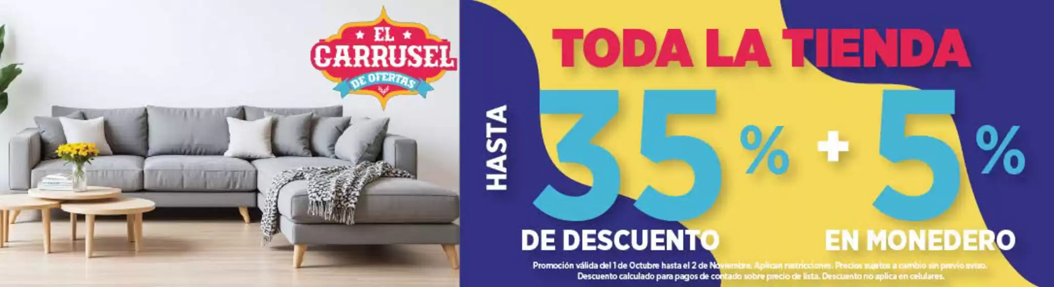 Hasta 35% de descuento