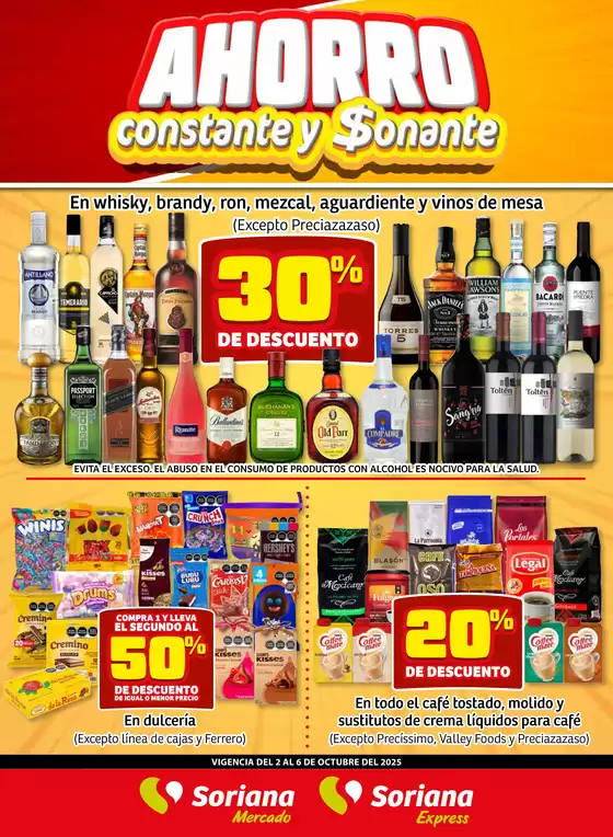 Catálogo Soriana Express en Zapopan | Gangas exclusivas | 2025-10-02T00:00:00.000Z - 2025-10-06T00:00:00.000Z