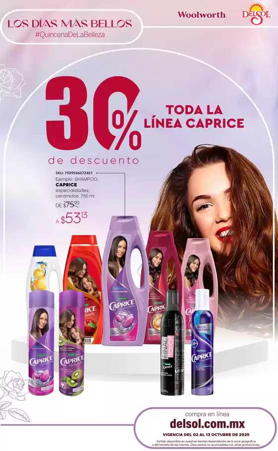 Los Días Más Bellos en Tiendas Del Sol y Woolworth