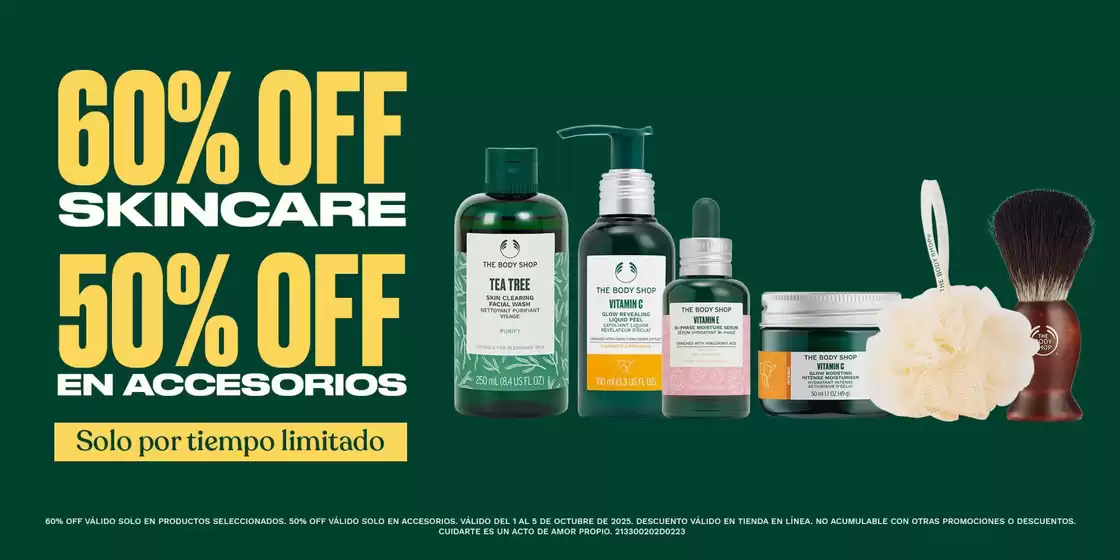 Catálogo The Body Shop en Ocotlán de Morelos | Promo | 2025-10-03T00:00:00.000Z - 2025-10-05T00:00:00.000Z