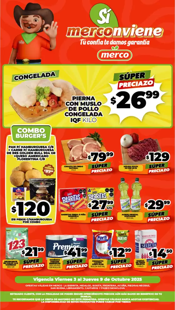 Catálogo Merco en Trinidad Zaachila | Folleto semanal del 3 al 9 Octubre MVA | 2025-10-03T00:00:00.000Z - 2025-10-09T00:00:00.000Z