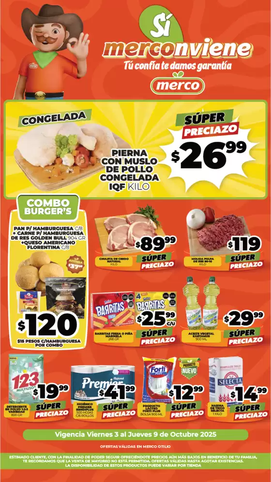 Catálogo Merco en Trinidad Zaachila | Folleto semanal del 3 al 9 Octubre OTILIO | 2025-10-03T00:00:00.000Z - 2025-10-09T00:00:00.000Z
