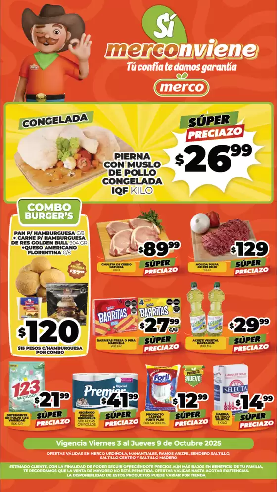 Catálogo Merco en Trinidad Zaachila | Folleto semanal del 3 al 9 Octubre SALT | 2025-10-03T00:00:00.000Z - 2025-10-09T00:00:00.000Z