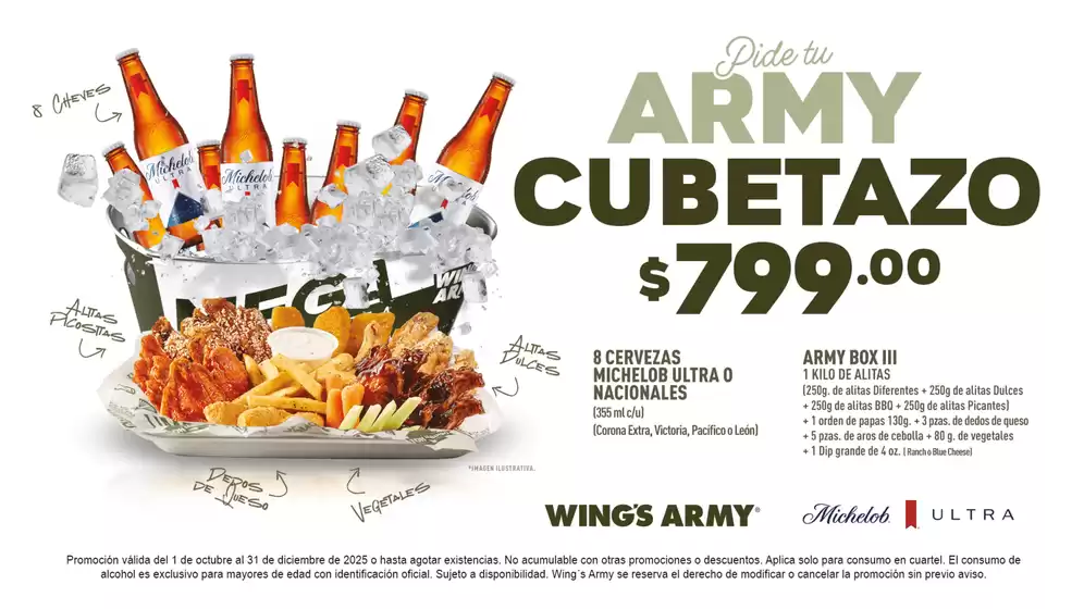 Catálogo Wing's Army en Cuernavaca | Promo | 2025-10-06T00:00:00.000Z - 2025-12-31T00:00:00.000Z