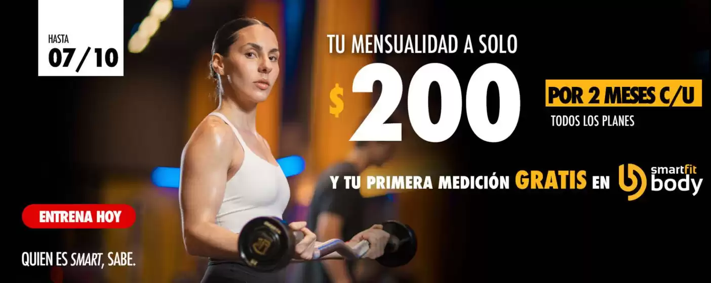 Catálogo Smart Fit en Playa del Carmen | Promo | 2025-10-06T00:00:00.000Z - 2025-10-07T00:00:00.000Z