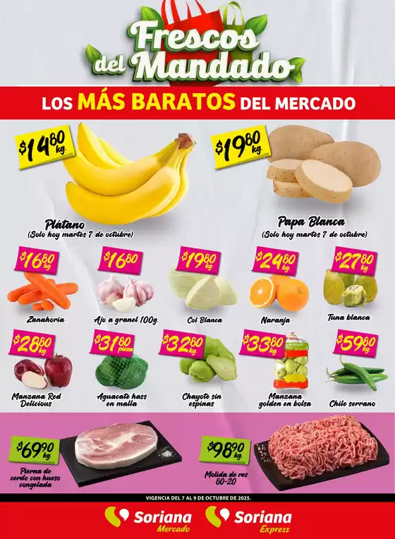 Catálogo Soriana Express en Jerez de García Salinas | Catálogo Soriana Express | 2025-10-07T00:00:00.000Z - 2025-10-09T00:00:00.000Z
