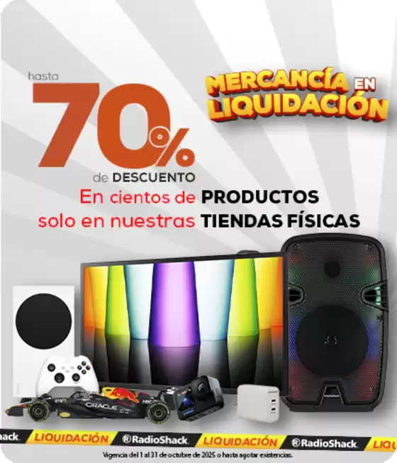 Catálogo RadioShack en Las Juntas | Ofertas especiales atractivas para todos | 2025-10-07T00:00:00.000Z - 2025-10-31T00:00:00.000Z