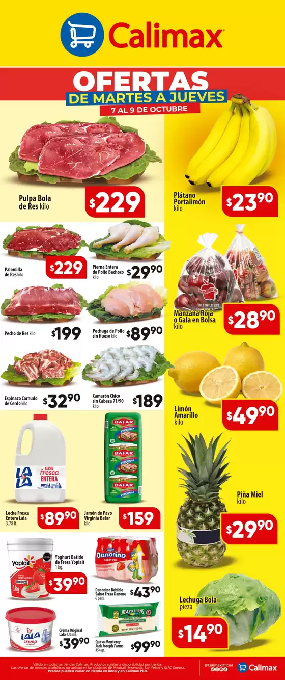 Catálogo Calimax en Jerez de García Salinas | Calimax Ofertas Martes-Jueves | 2025-10-08T00:00:00.000Z - 2025-10-09T00:00:00.000Z