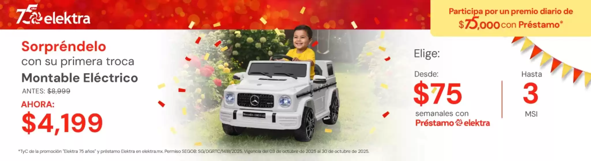 Catálogo Elektra en Ciudad Victoria | Ofertas principales para todos los cazadores de gangas | 2025-10-08T00:00:00.000Z - 2025-10-30T00:00:00.000Z