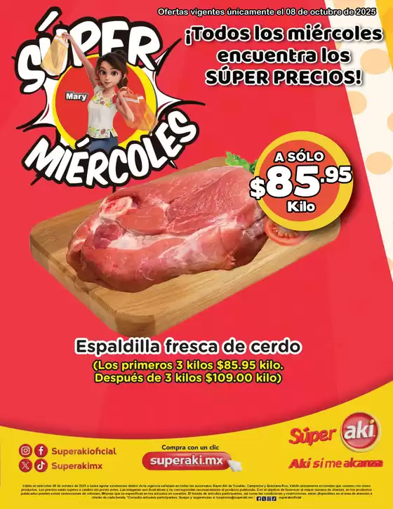 Catálogo Aki Gran Mayoreo en Jerez de García Salinas | Super miercoles | 2025-10-08T00:00:00.000Z - 2025-10-08T00:00:00.000Z