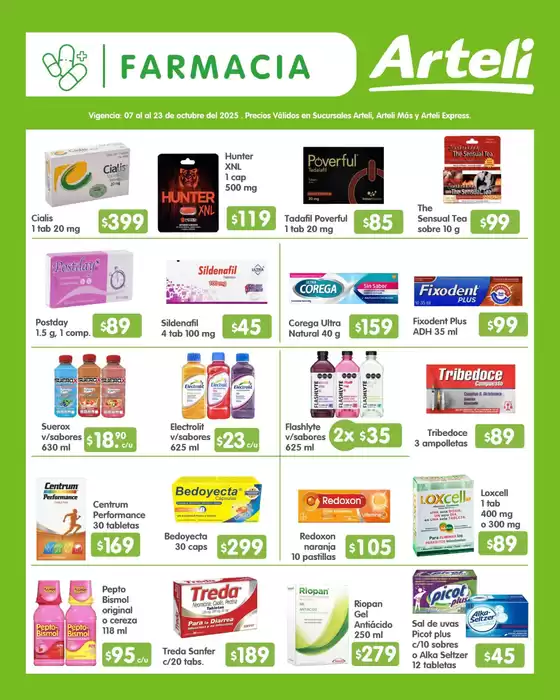 Catálogo Arteli en Jerez de García Salinas | Ofertas y promociones actuales | 2025-10-08T00:00:00.000Z - 2025-10-23T00:00:00.000Z