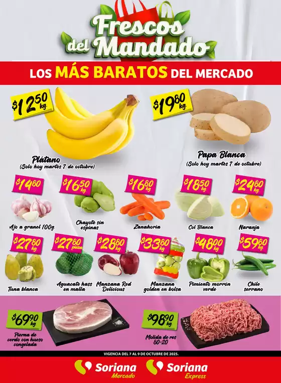 Catálogo Soriana Express en Jerez de García Salinas | Ofertas para cazadores de gangas | 2025-10-08T00:00:00.000Z - 2025-10-09T00:00:00.000Z