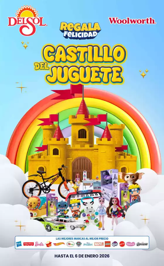 Catálogo Woolworth en Jerez de García Salinas | Llegó el Castillo del Juguete a Tiendas Del Sol y Woolworth | 2025-10-08T00:00:00.000Z - 2026-01-06T00:00:00.000Z