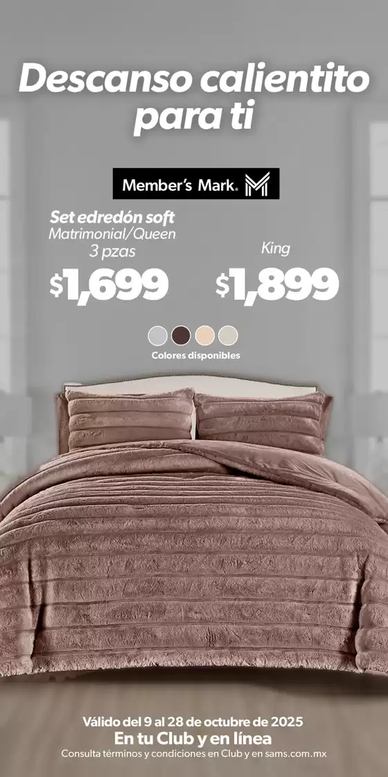 Catálogo Sam's Club en Playa Vicente | Promociones actuales | 2025-10-10T00:00:00.000Z - 2025-10-28T00:00:00.000Z