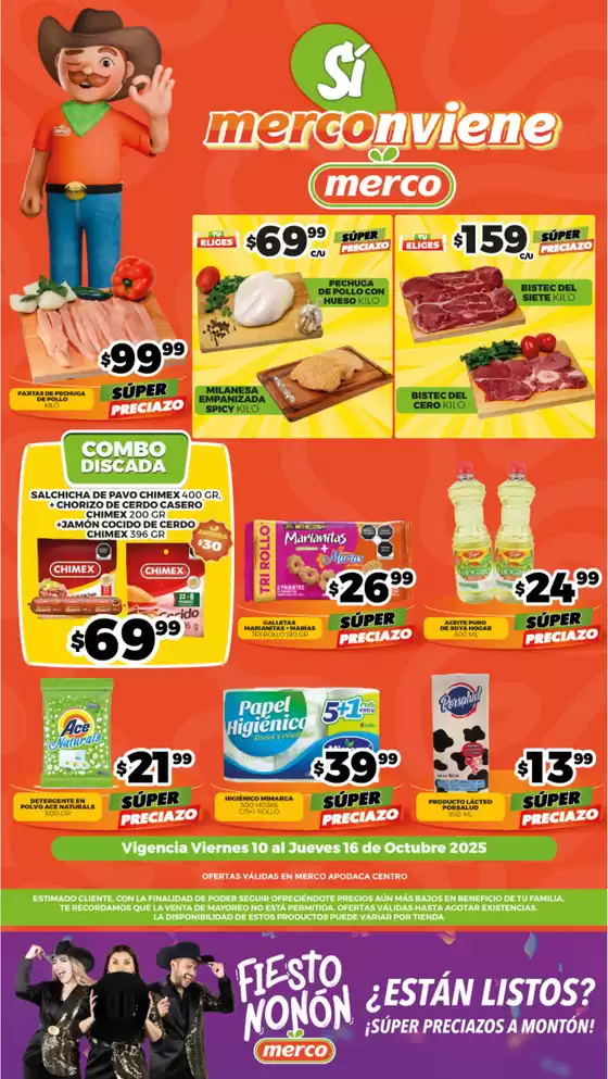 Folleto semanal del 10 al 16 Octubre Apodaca Centro