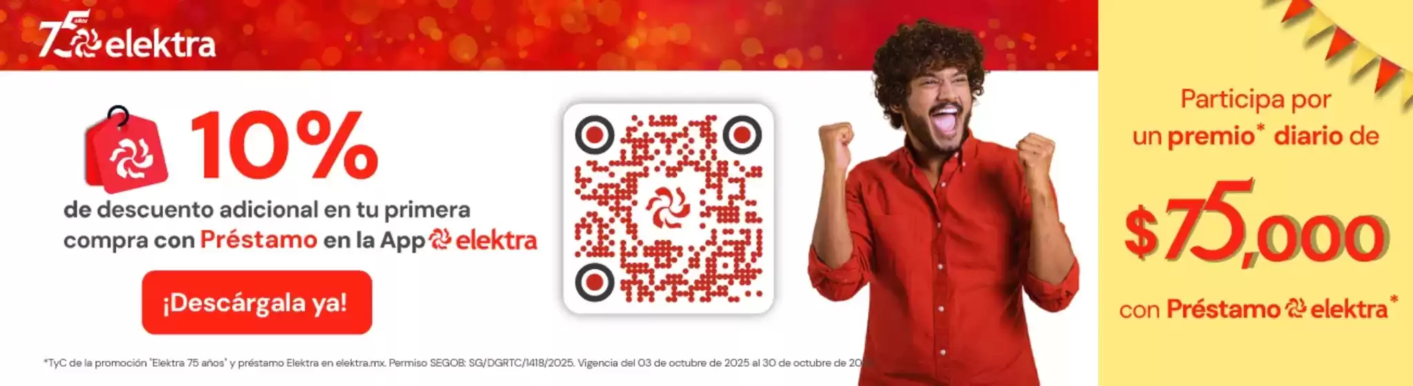 Catálogo Elektra en Tlaquepaque | Nuestras mejores ofertas para ti | 2025-10-13T00:00:00.000Z - 2025-10-30T00:00:00.000Z