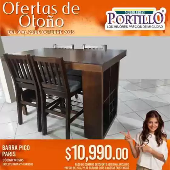 Catálogo Mueblerías Portillo en Tlaquepaque | Ofertas principales para todos los clientes | 2025-10-13T00:00:00.000Z - 2025-10-22T00:00:00.000Z