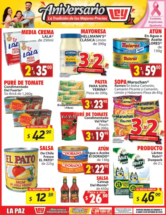 Catálogo Casa Ley en Ciudad Apodaca | Ofertas principales y descuentos | 2025-10-13T00:00:00.000Z - 2025-10-13T00:00:00.000Z