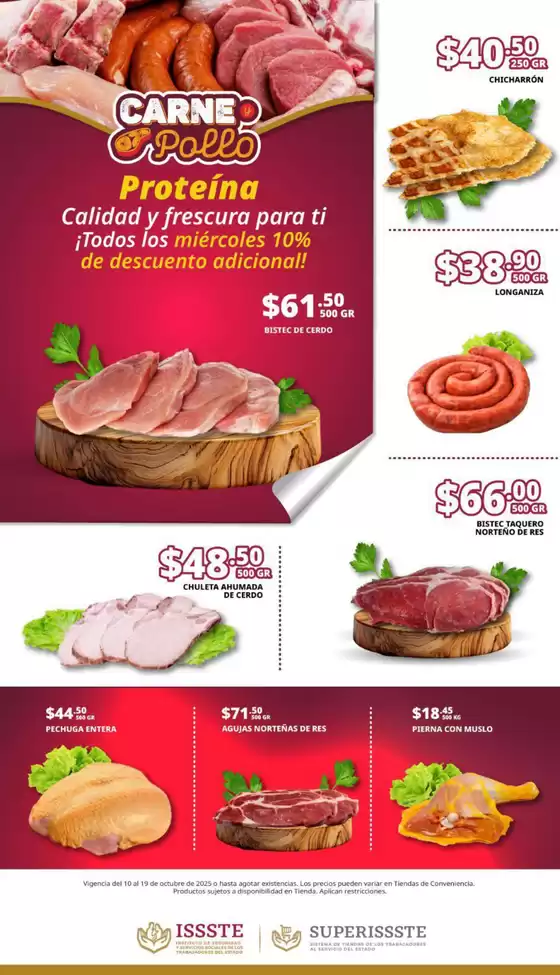 Catálogo SuperISSSTE en Zapopan | Ofertas SuperISSSTE | 2025-10-13T00:00:00.000Z - 2025-10-19T00:00:00.000Z