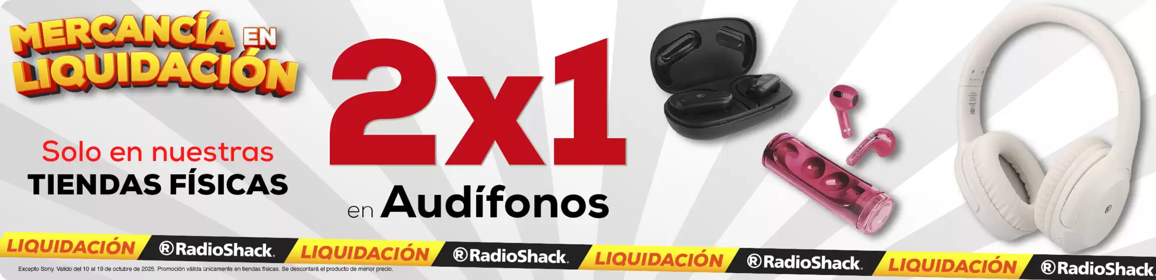 Catálogo RadioShack en Juriquilla | Ofertas principales para todos los clientes | 2025-10-13T00:00:00.000Z - 2025-10-19T00:00:00.000Z