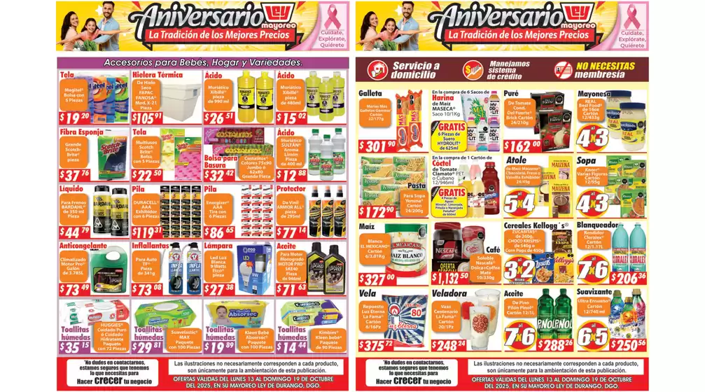 Catálogo Casa Ley | Ofertas Mayoreo Casa Ley | 2025-10-13T00:00:00.000Z - 2025-10-19T00:00:00.000Z