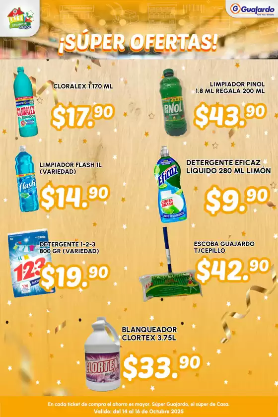 Catálogo Guajardo en San Jerónimo Chicahualco | Ofertas principales para todos los cazadores de gangas | 2025-10-14T00:00:00.000Z - 2025-10-16T00:00:00.000Z